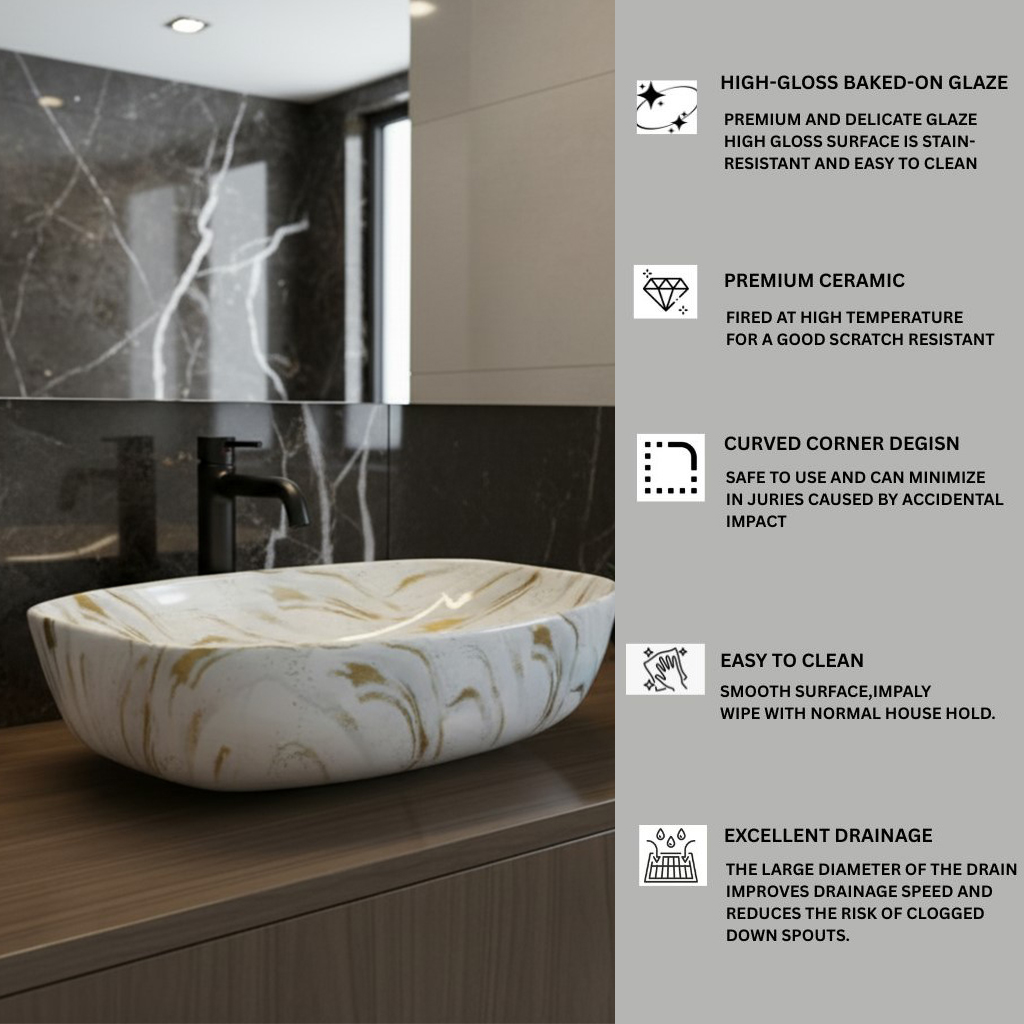 MS-609 XYLOAN TABLE TOP BASIN MATT (24"X15") - Image 4