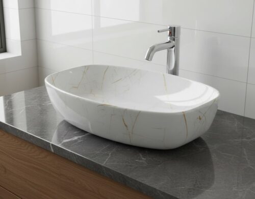 MS-613 XYLOAN TABLE TOP BASIN GLOSSY (24"X15")