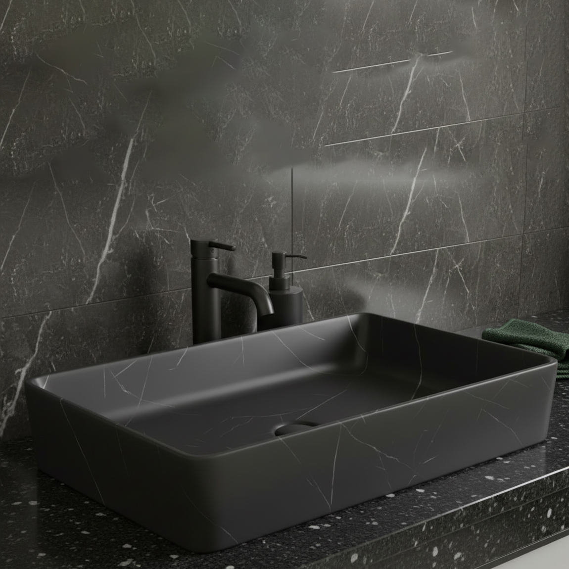 MS-701 XYLOAN TABLE TOP BASIN MATT (24"X14") - Image 2