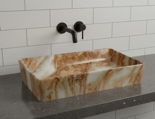 MS-703 XYLOAN TABLE TOP BASIN GLOSSY (24"X14")