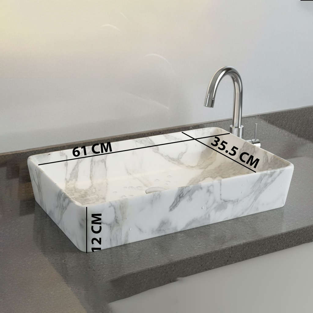 MS-704 XYLOAN TABLE TOP BASIN MATT (24"X14") - Image 3