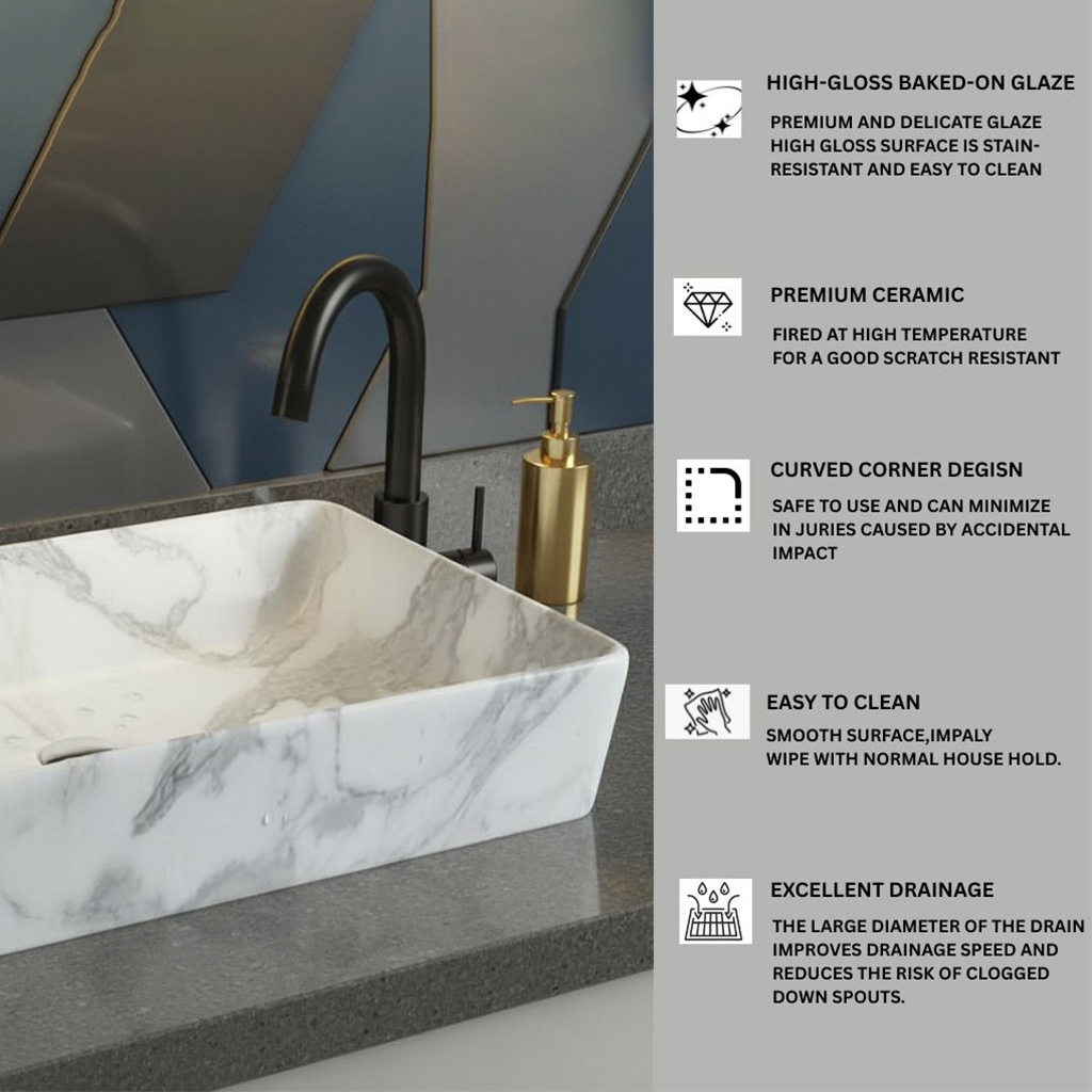 MS-704 XYLOAN TABLE TOP BASIN MATT (24"X14") - Image 4