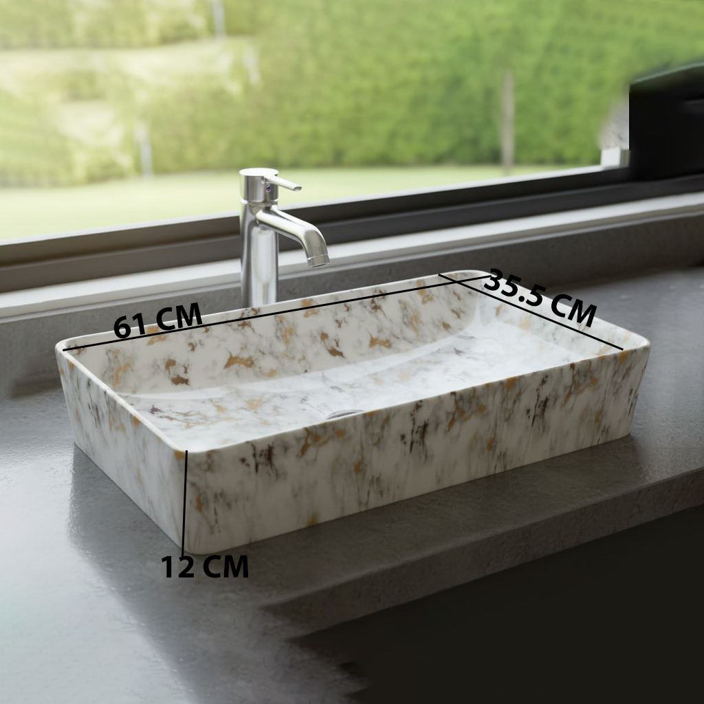 MS-705 XYLOAN TABLE TOP BASIN MATT (24"X14") - Image 3