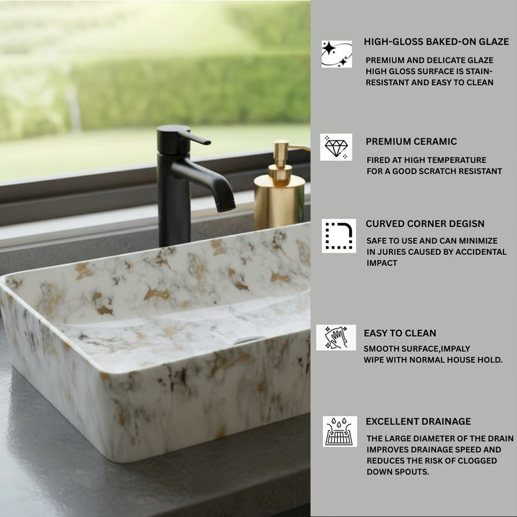 MS-705 XYLOAN TABLE TOP BASIN MATT (24"X14") - Image 4