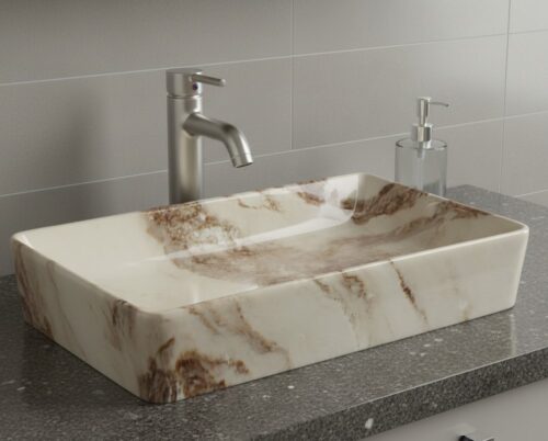 MS-712 XYLOAN TABLE TOP BASIN GLOSSY (24"X14")