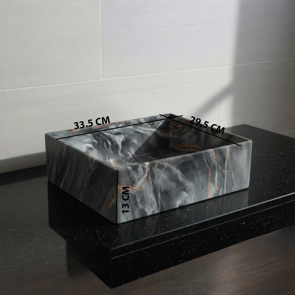 MS-801 XYLOAN WALL MOUNTED BASIN (13"X12") - Image 3