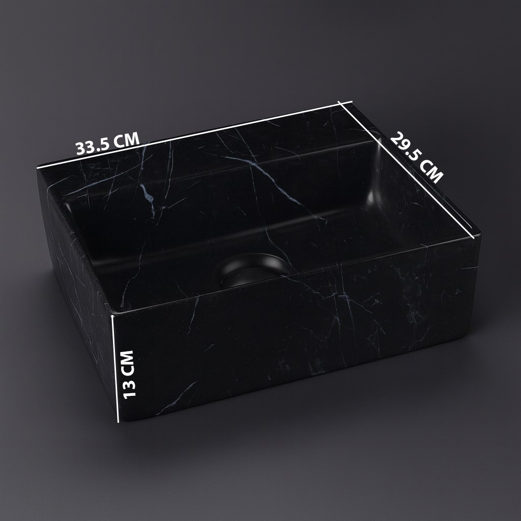 MS-802 XYLOAN WALL MOUNTED BASIN (13"X12") - Image 3