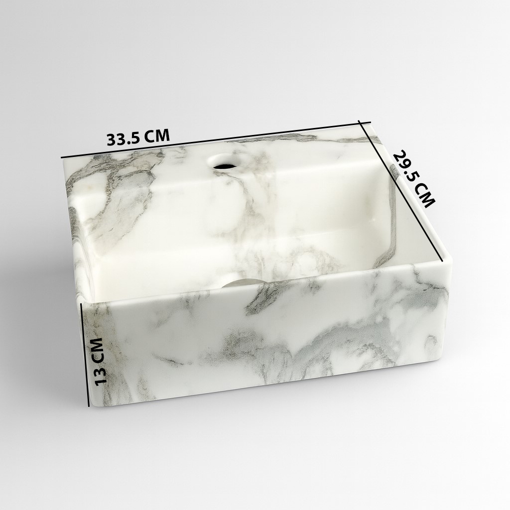 MS-803 XYLOAN WALL MOUNTED BASIN MATT (13"X12") - Image 3