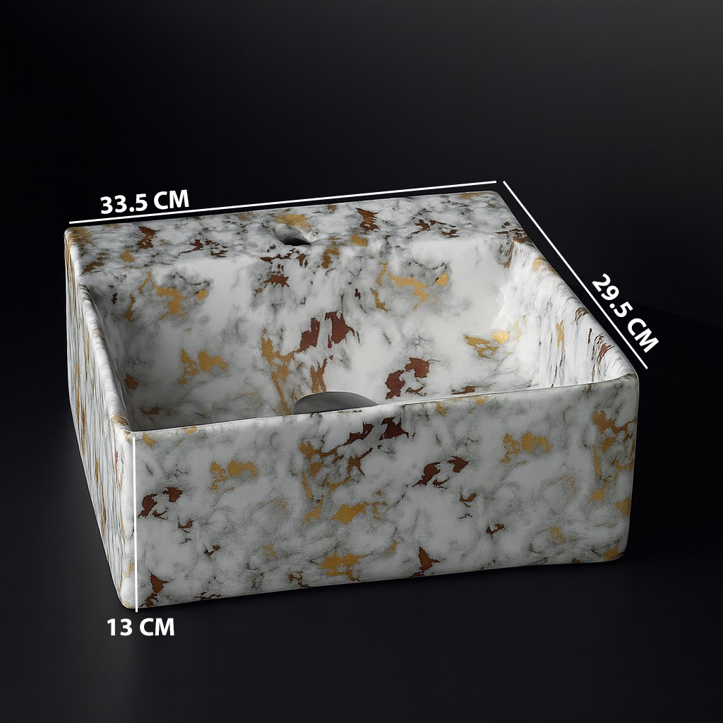 MS-804 XYLOAN WALL MOUNTED BASIN MATT (13"X12") - Image 3