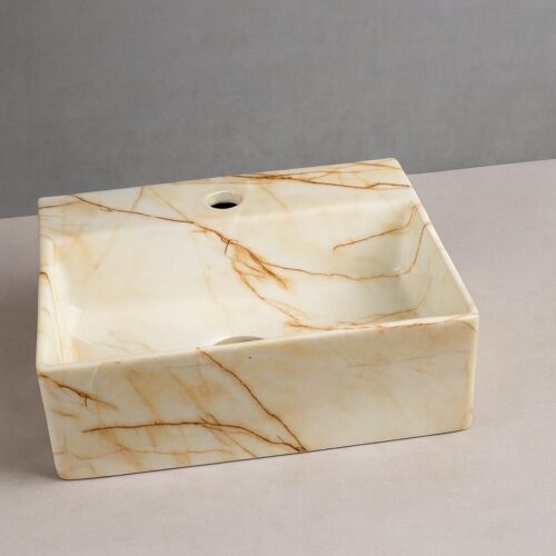 MS-805 XYLOAN WALL MOUNTED BASIN GLOSSY (13"X12")