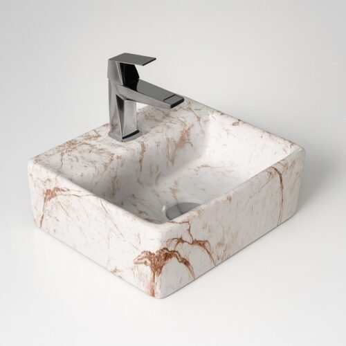MS-811 XYLOAN WALL MOUNTED BASIN GLOSSY (13"X12")
