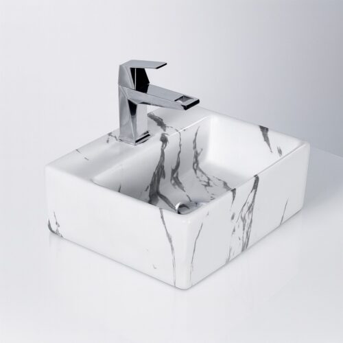 MS-812 XYLOAN WALL MOUNTED BASIN GLOSSY (13"X12")