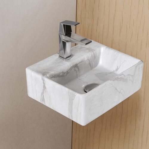 MS-813 XYLOAN WALL MOUNTED BASIN GLOSSY (13"X12")