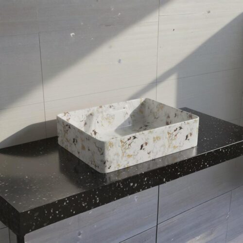 MS-901 XYLOAN WALL MOUNTED BASIN GLOSSY (19"X14")