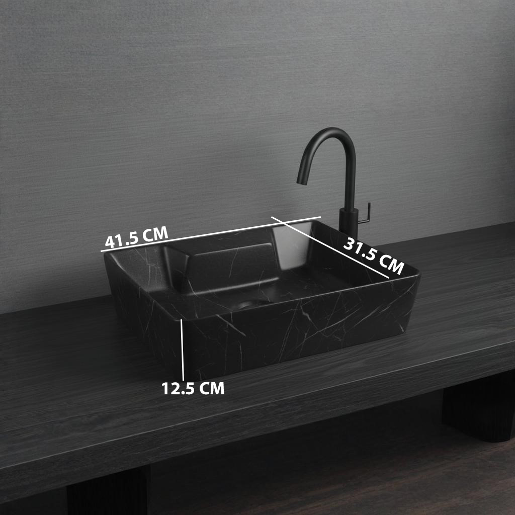 MS-902 XYLOAN WALL MOUNTED BASIN MATT (16"X12") - Image 3