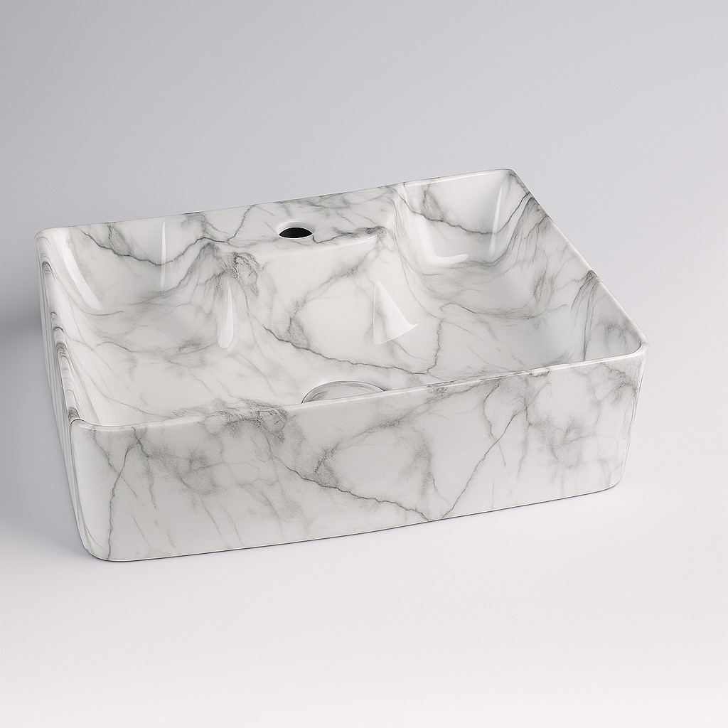 MS-903 XYLOAN WALL MOUNTED BASIN GLOSSY (16"X12")