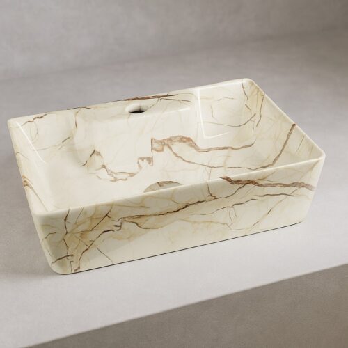 MS-905 XYLOAN WALL MOUNTED BASIN GLOSSY (16"X12")