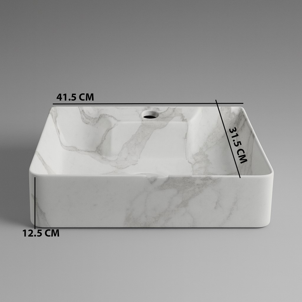 MS-906 XYLOAN WALL MOUNTED BASIN MATT (16"X12") - Image 3