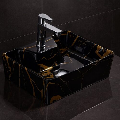MS-907 XYLOAN WALL MOUNTED BASIN GLOSSY (16"X12")