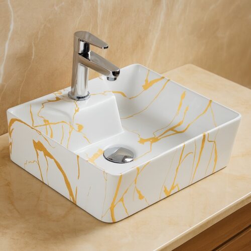 MS-908 XYLOAN WALL MOUNTED BASIN GLOSSY (16"X12")