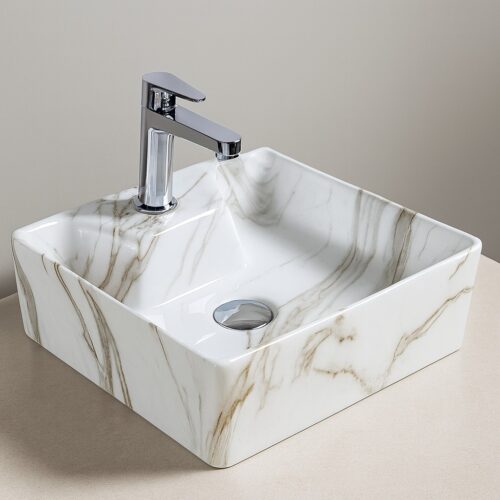 MS-909 XYLOAN WALL MOUNTED BASIN GLOSSY (16"X12")