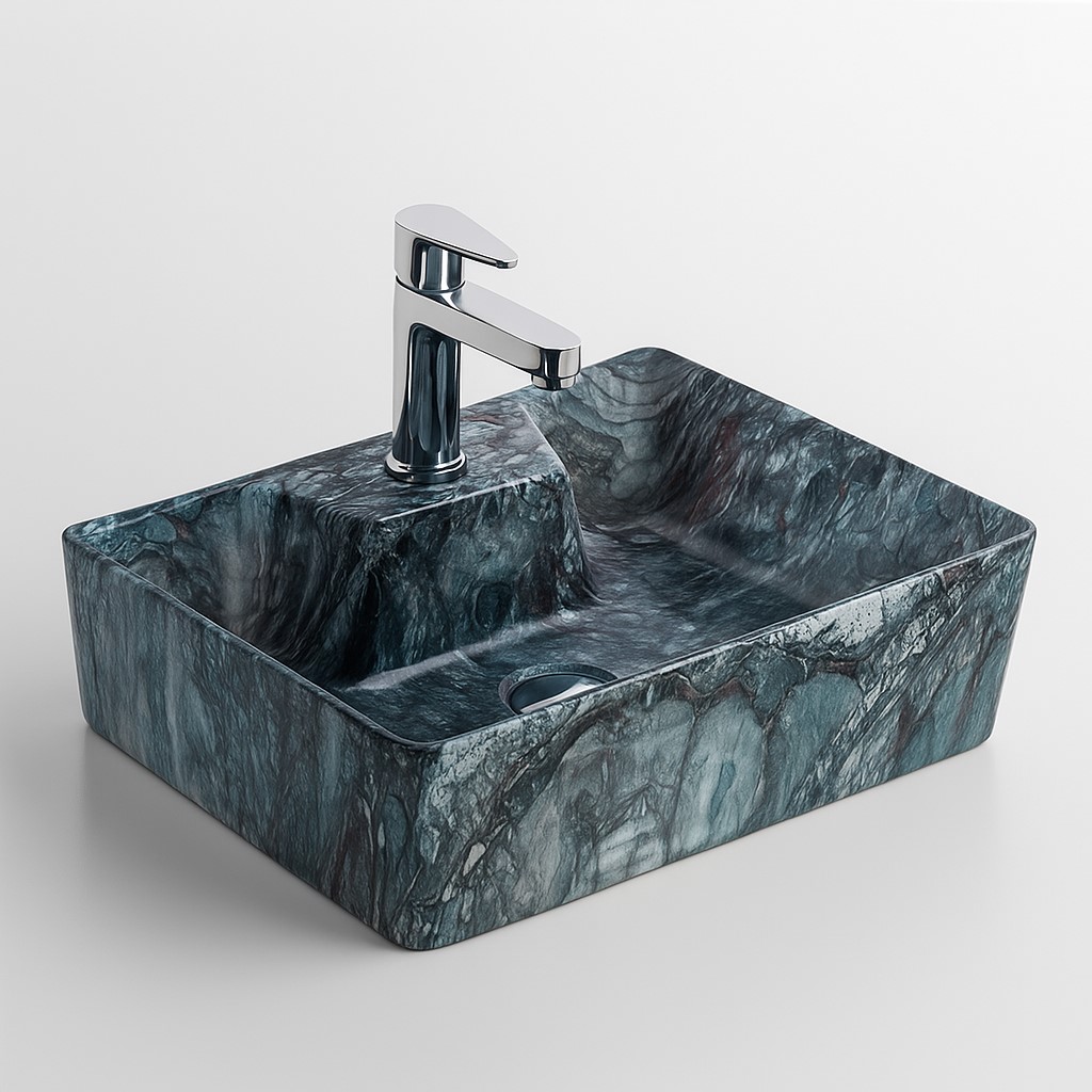 MS-910 XYLOAN WALL MOUNTED BASIN GLOSSY (16"X12")