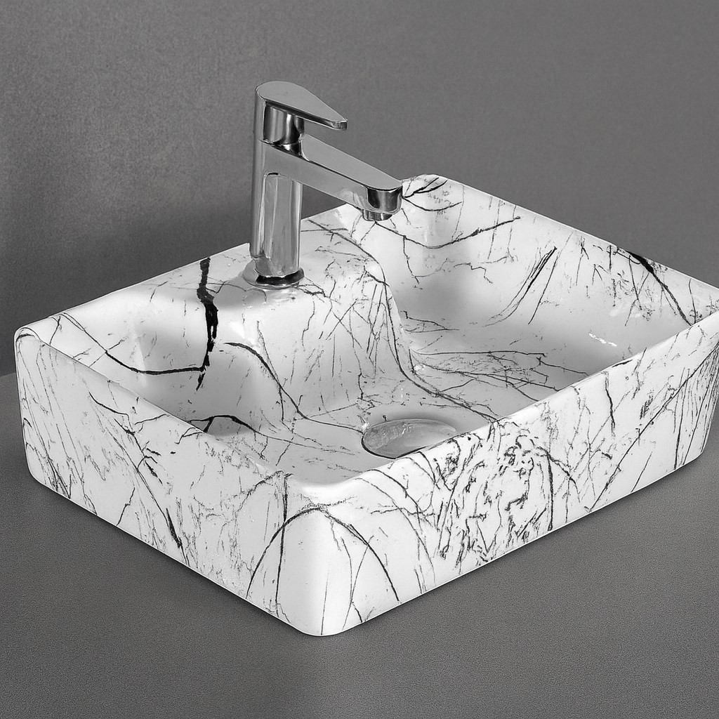MS-911 XYLOAN WALL MOUNTED BASIN GLOSSY (16"X12")