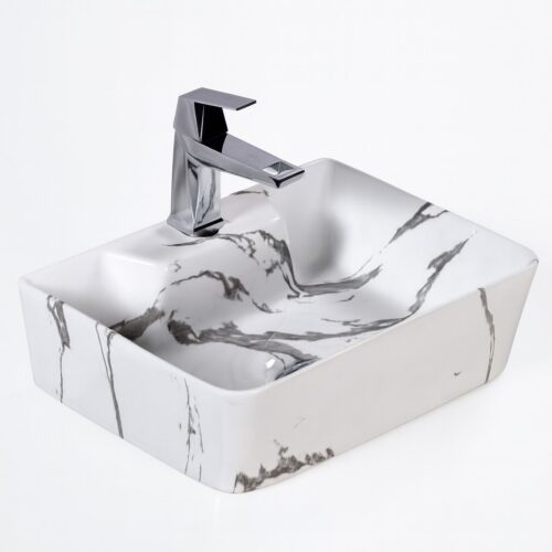 MS-914 XYLOAN WALL MOUNTED BASIN GLOSSY (16"X12")