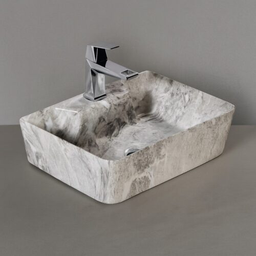 MS-916 XYLOAN WALL MOUNTED BASIN GLOSSY (16"X12")
