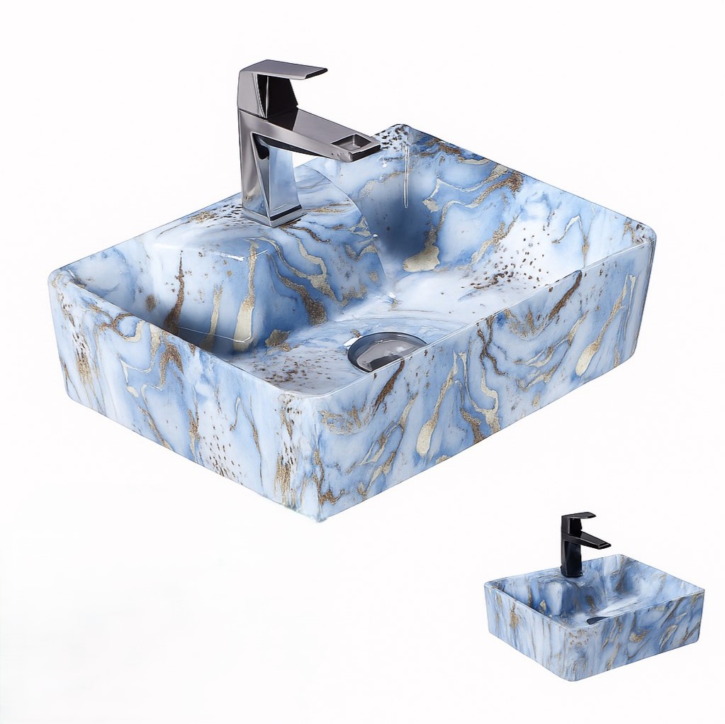 MS-920 XYLOAN WALL MOUNTED BASIN GLOSSY (16"X12)