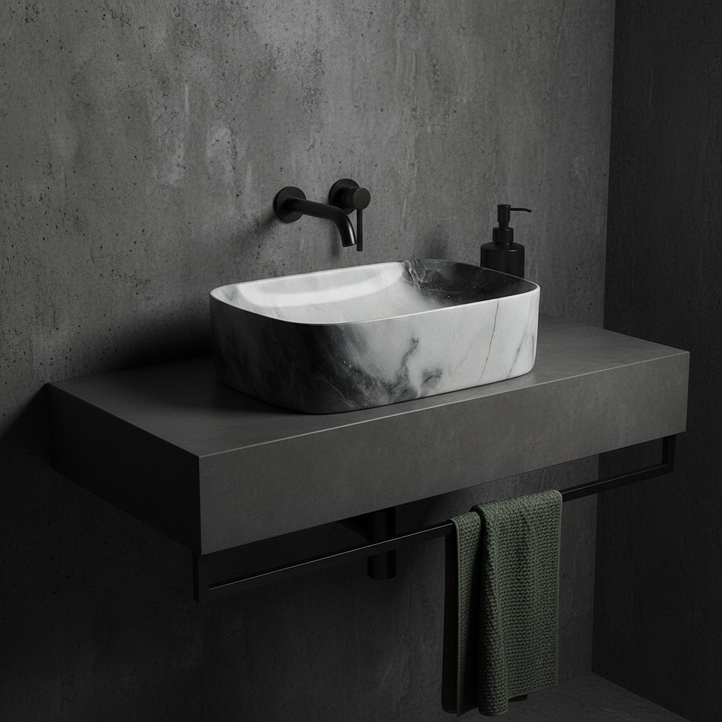 MS-311 XYLOAN TABLE TOP BASIN GLOSSY (16"X12") - Image 2