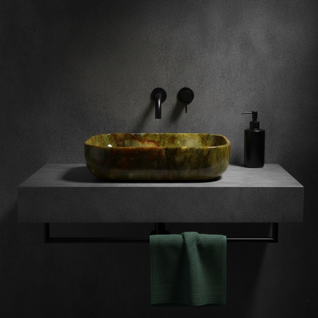MS-403 XYLOAN TABLE TOP BASIN GLOSSY (18"X13") - Image 2