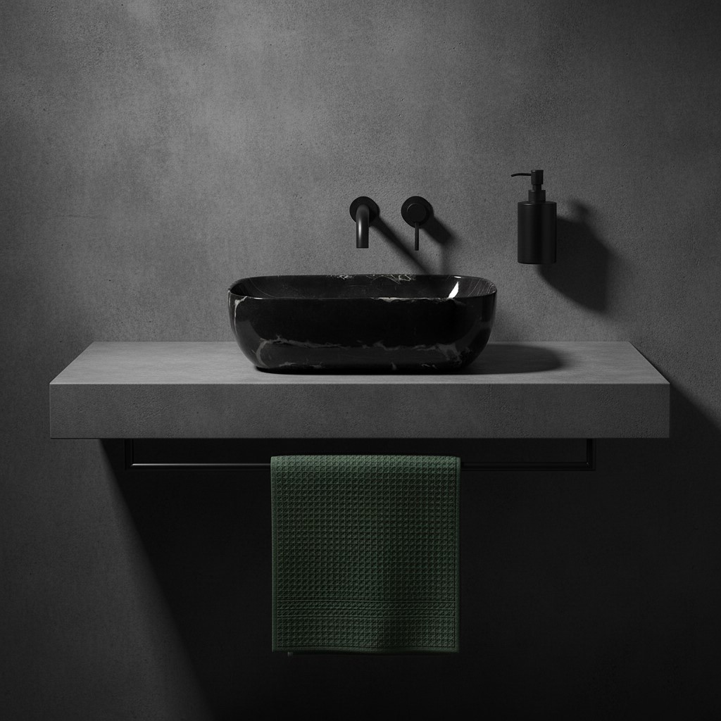 MS-409 XYLOAN TABLE TOP BASIN GLOSSY (18"X13") - Image 2
