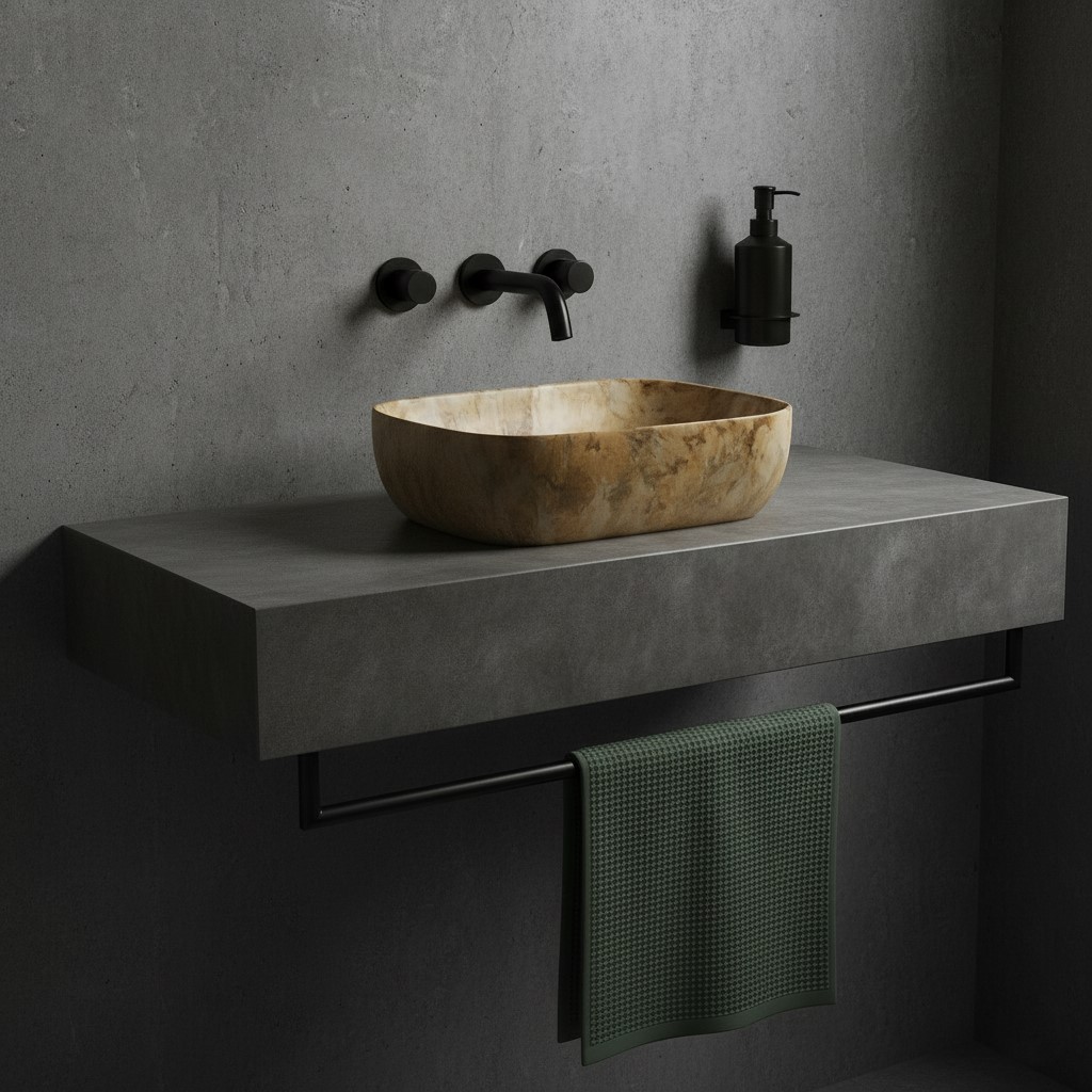 MS-413 XYLOAN TABLE TOP BASIN GLOSSY (18"X13") - Image 2