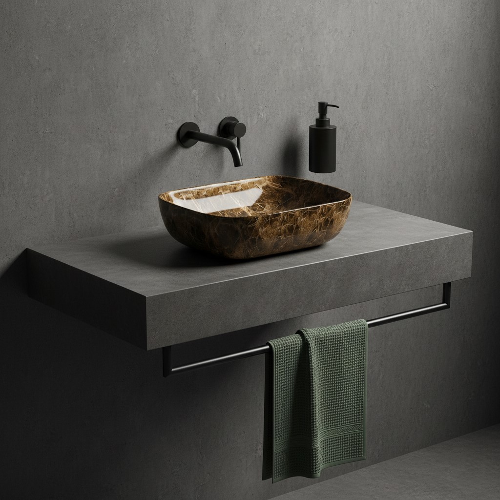 MS-415 XYLOAN TABLE TOP BASIN GLOSSY (18"X13") - Image 2