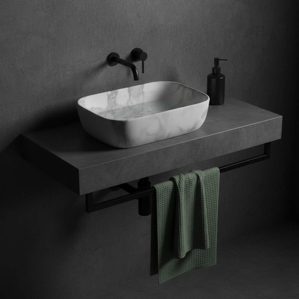 MS-419 XYLOAN TABLE TOP BASIN MATT (18"X13") - Image 2