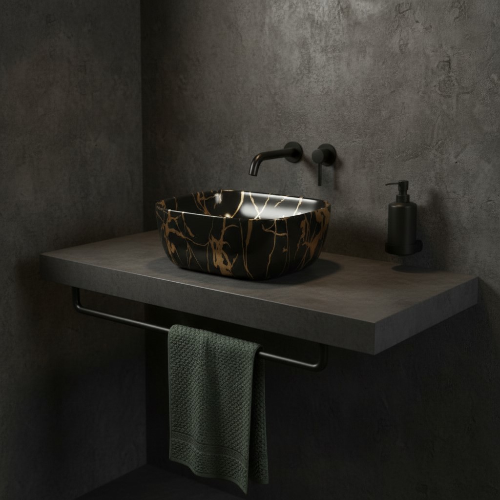 MS-423 XYLOAN TABLE TOP BASIN GLOSSY (18"X13") - Image 2