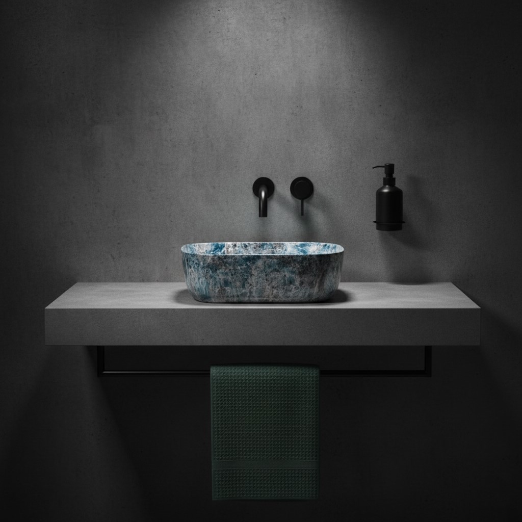 MS-424 XYLOAN TABLE TOP BASIN GLOSSY (18"X13") - Image 2