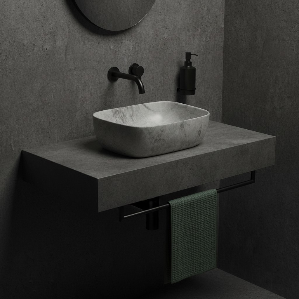 MS-429 XYLOAN TABLE TOP BASIN GLOSSY (18"X13") - Image 2