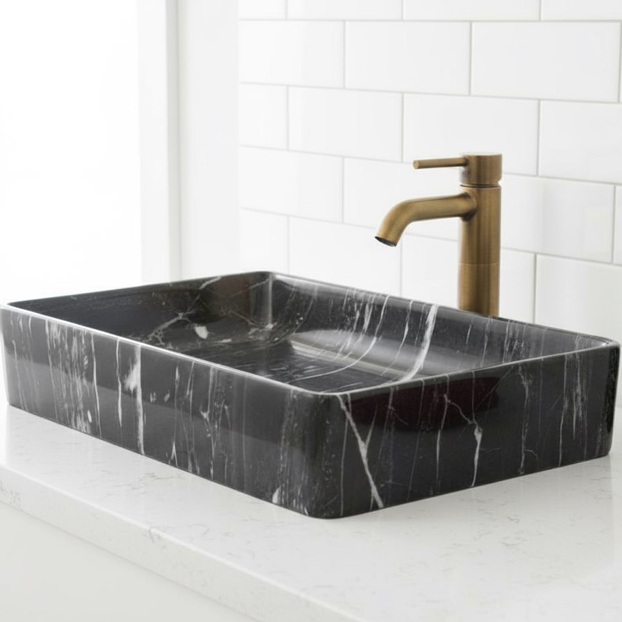 MS-713 XYLOAN TABLE TOP BASIN GLOSSY (24"X14") - Image 2