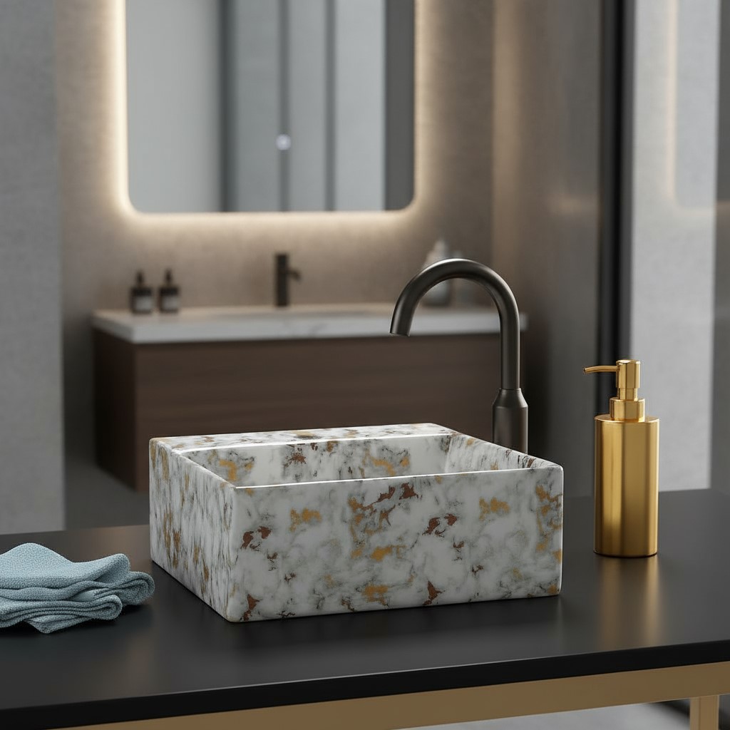 MS-804 XYLOAN WALL MOUNTED BASIN MATT (13"X12") - Image 2