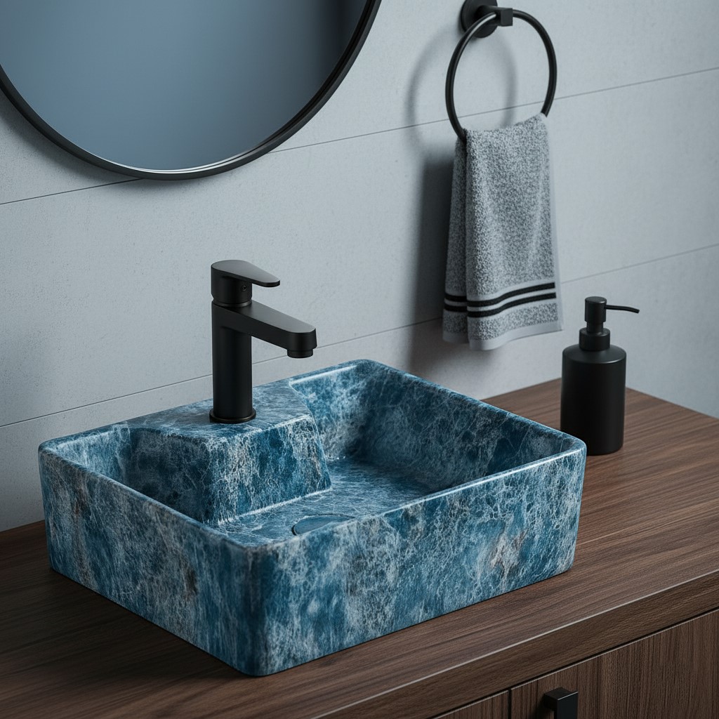 MS-912 XYLOAN WALL MOUNTED BASIN GLOSSY (16"X12") - Image 2