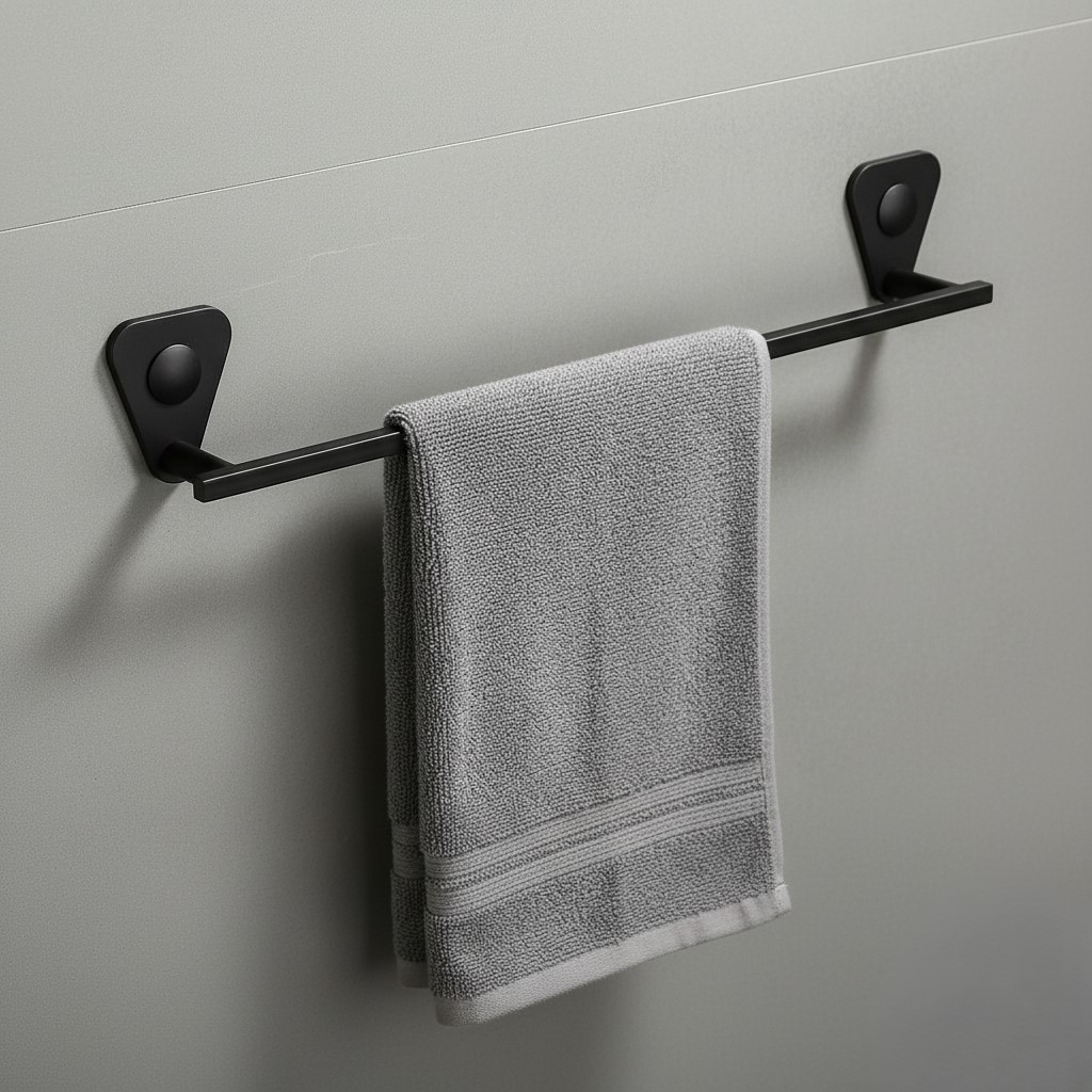 P-302 TOWEL ROD, STAINLESS STEEL (BLACK) - Image 2