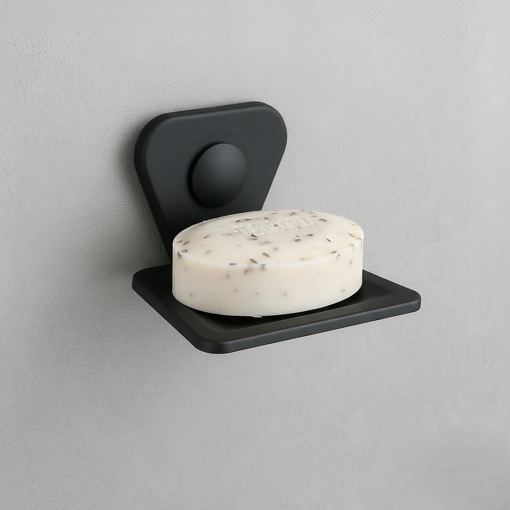 P-305 SOAP DISH ,STAINLESS STEEL (BLACK) - Image 2