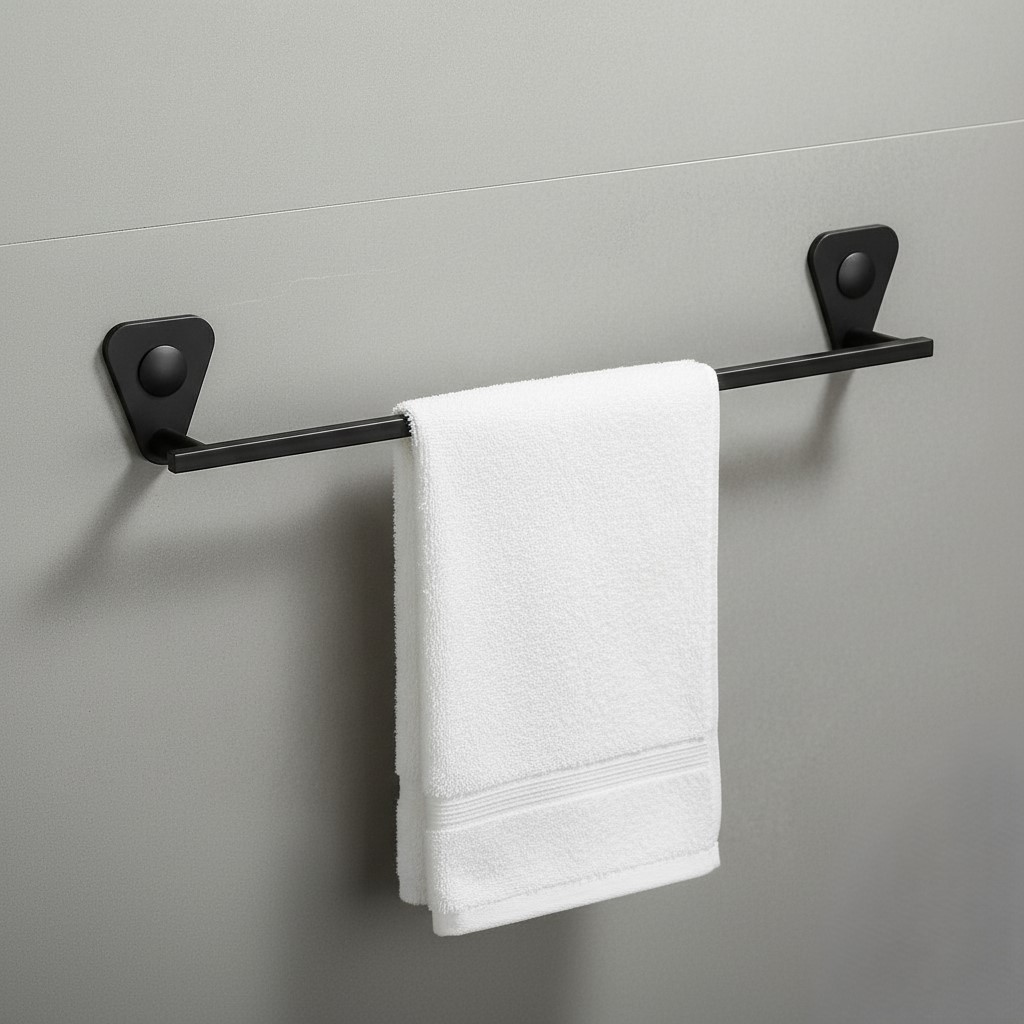 P-302 TOWEL ROD, STAINLESS STEEL (BLACK) - Image 4
