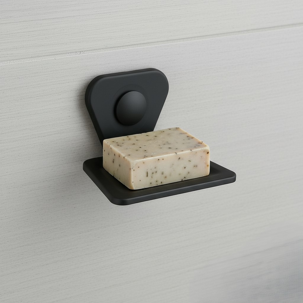 P-305 SOAP DISH ,STAINLESS STEEL (BLACK) - Image 4