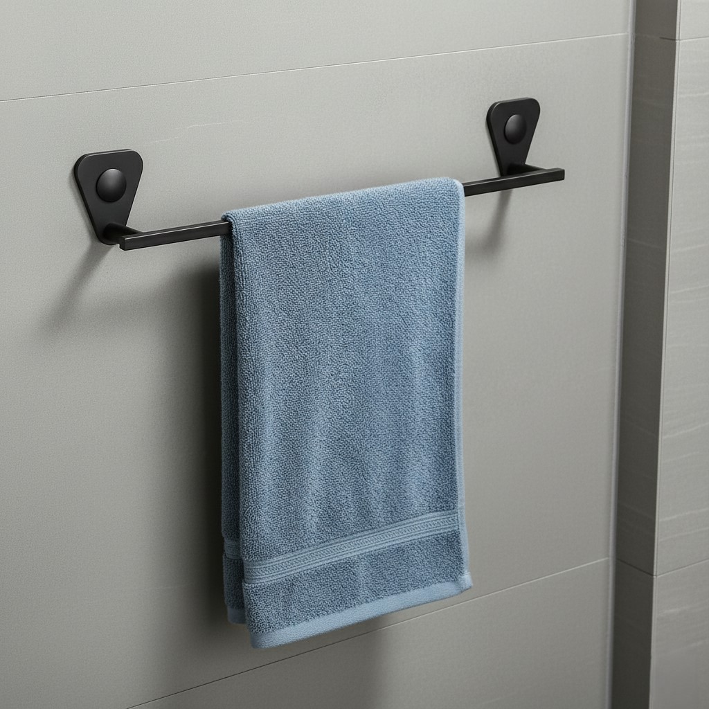 P-302 TOWEL ROD, STAINLESS STEEL (BLACK) - Image 5