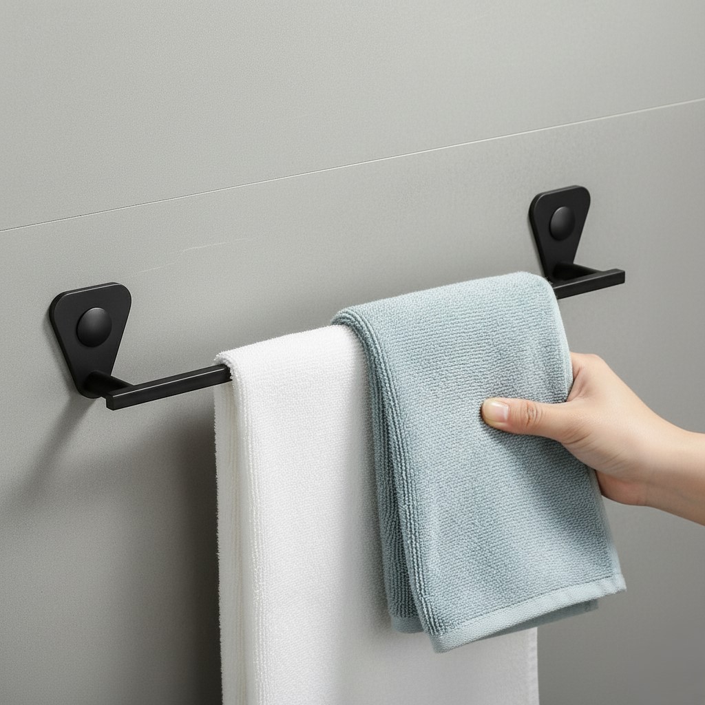 P-302 TOWEL ROD, STAINLESS STEEL (BLACK) - Image 6