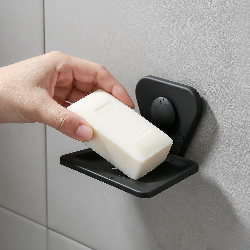 P-305 SOAP DISH ,STAINLESS STEEL (BLACK) - Image 3