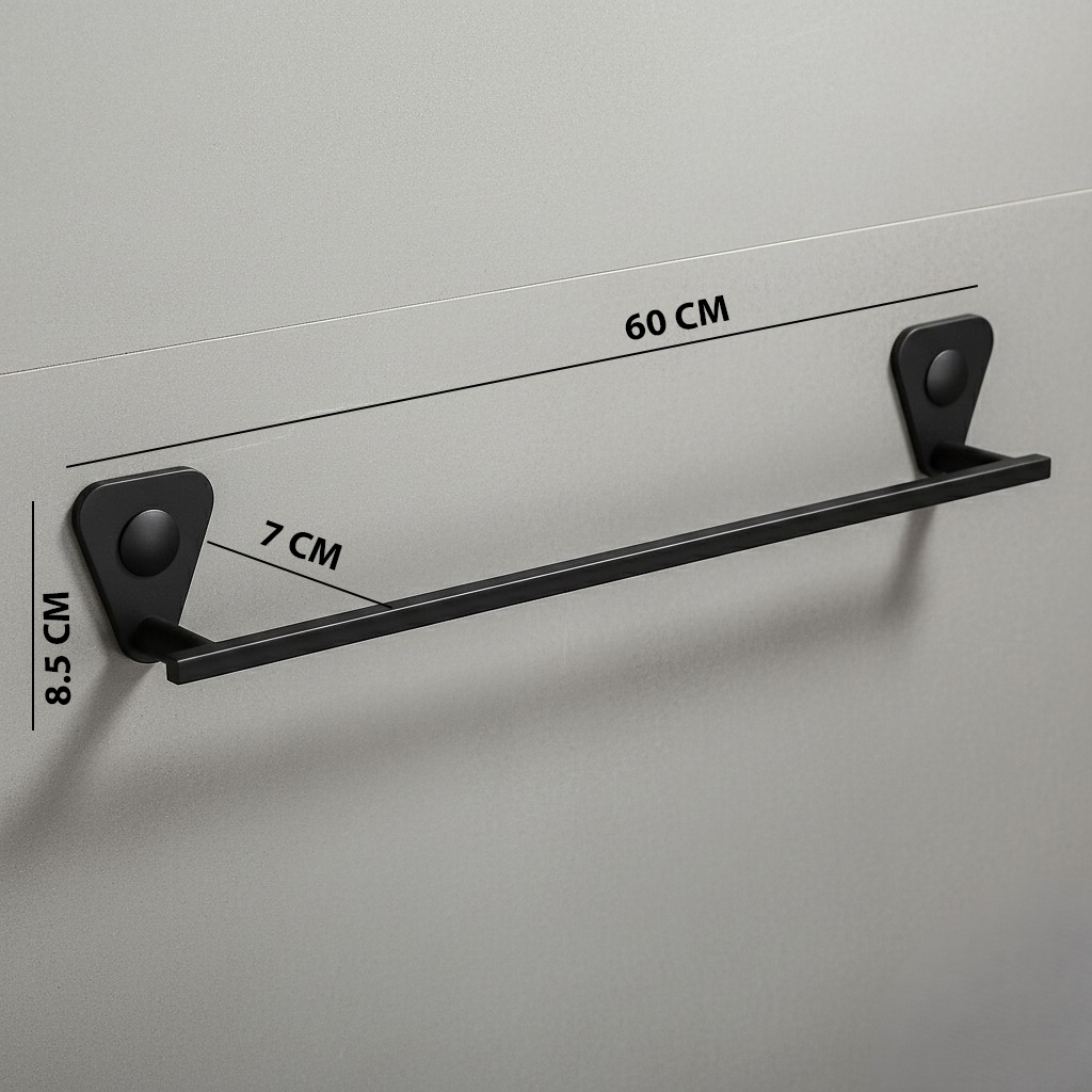 P-302 TOWEL ROD, STAINLESS STEEL (BLACK) - Image 7